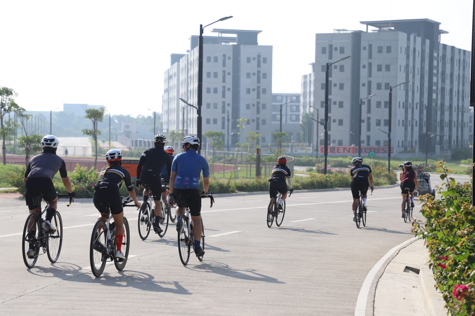 New Clark City reopening cyclists